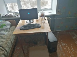 Create meme: the computer, computer Desk