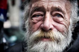 Create meme: homeless, the old man, homeless