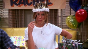 Create meme: TV series friends Rachel's birthday