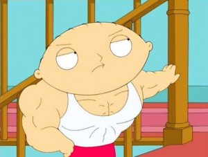 Create meme: Stewie Jock