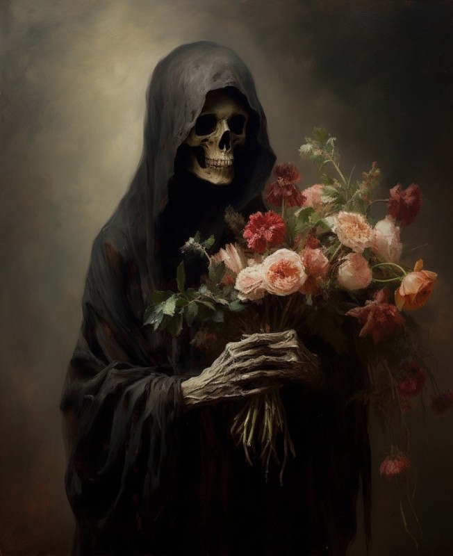 Создать мем: grim reaper, темнота, смерть