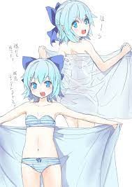 Create meme: cirno touhou, anime, touhou hisoutensoku