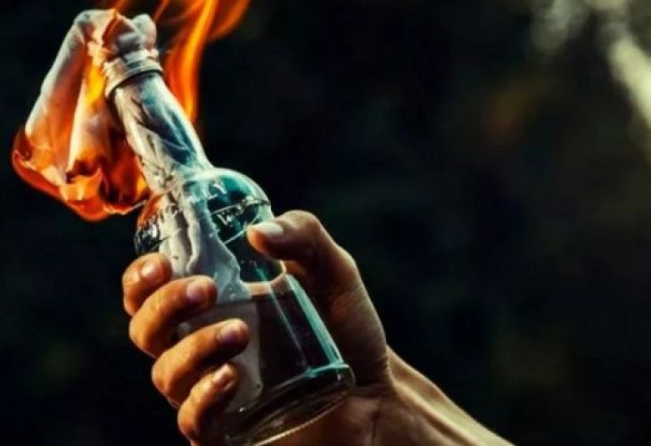 Create meme: molotov cocktail, molotov cocktail in life, alcohol 