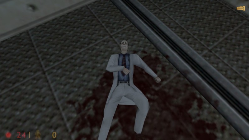 Create meme: half-life , the scientist from half life 1, half life game