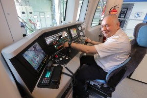 Create meme: the driver's cab of a subway train 2018, 81-765 remote, photo the driver controls the train