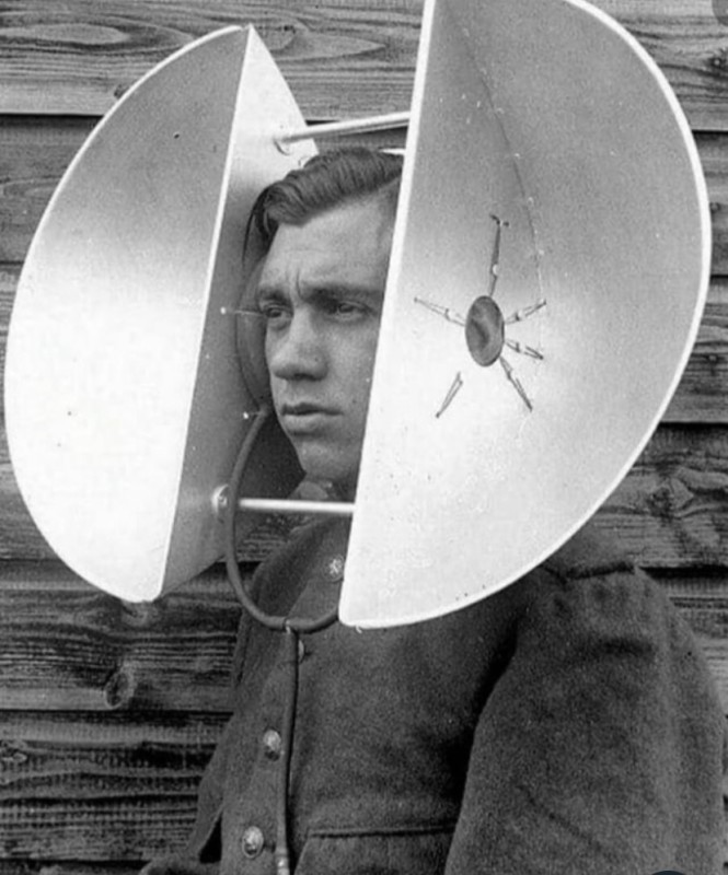 Create meme: Ears locators are a joke, The man with the antenna, ears locators