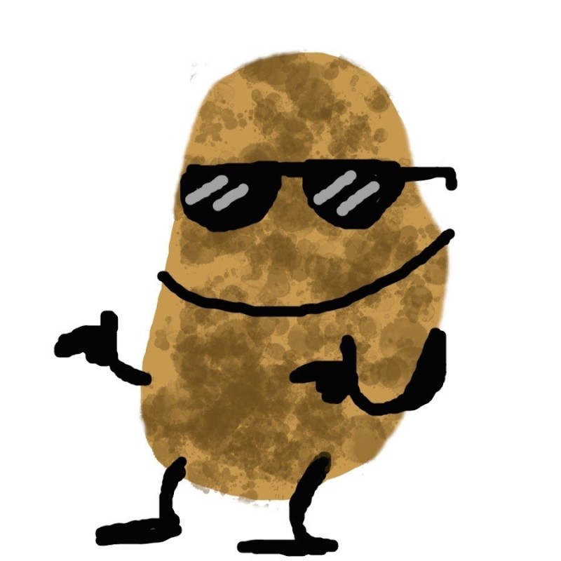 Create meme: cool potatoes, potatoes , potatoes funny