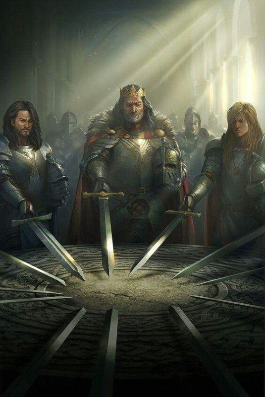 Create meme: fantasy fiction, knights of the round table, knights of fantasy