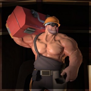 Create meme: tim fortress 2 pitching, team fortress 2 engineer jock, Team fortress is a jock engineer