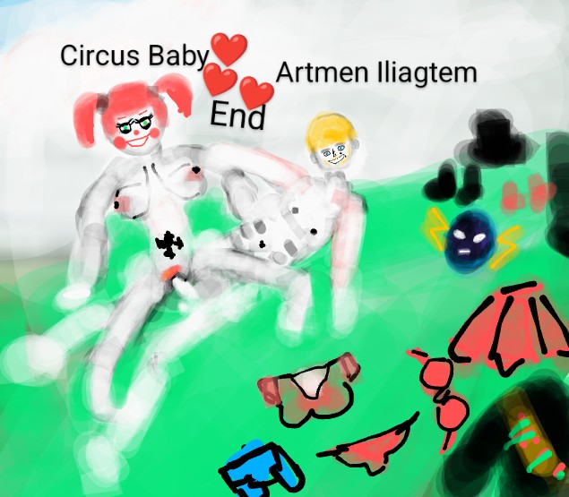 Create meme: Annard and Baby, Circus ennard, baby fnaf