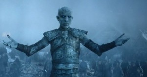 Создать мем: престол, железный трон, night king