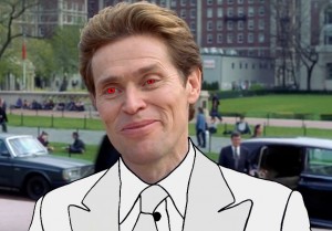 Create meme: Willem Dafoe and I kind of scientist, I also kind of scientist, from the point of view of science