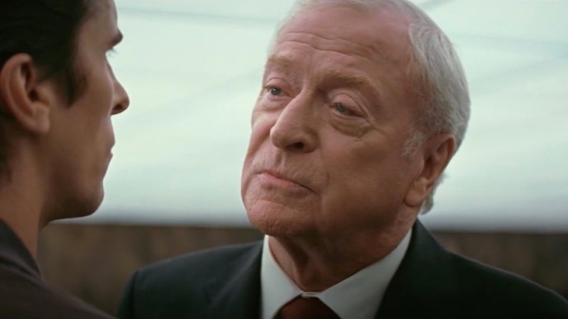 Create meme: some men just want to watch the world burn, Michael Caine Alfred, Alfred pennyworth Michael Caine