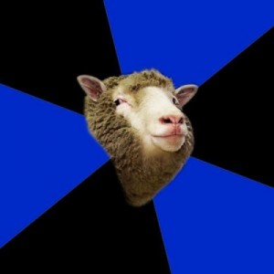 Создать мем: овечка долли, овца, sheep