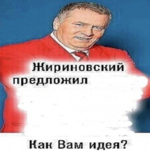 Create meme: Vladimir Zhirinovsky
