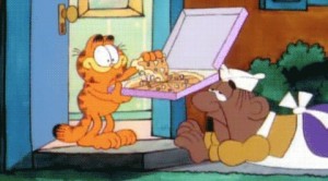 Создать мем: гарфилд мультсериал кадры, гарфилд, garfield