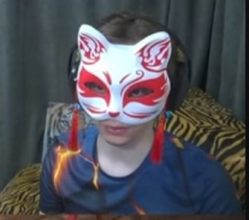 Create meme: cat mask, Kitsune carnival mask, kabuki kitsune masks