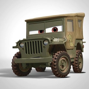 Создать мем: мультяшные военные машины, тачки 2 сержант, мультфильм тачки сержант