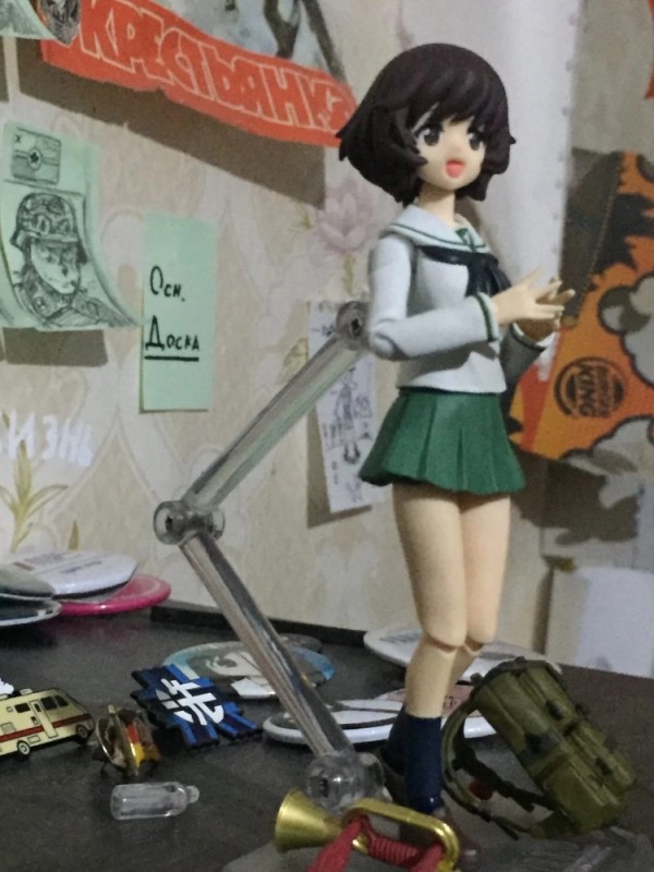 Создать мем: figma 344 yukari akiyama, юкари акияма, фигурка