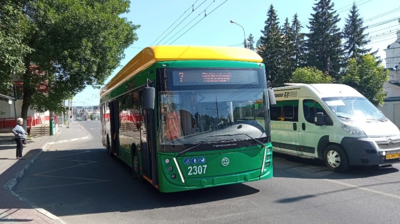 Create meme: new buses, the bus LiAZ , bus transport