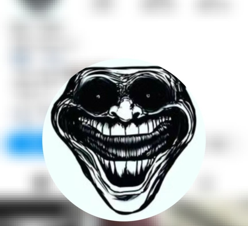 Create meme: troll face is scary, evil trollface, trollface scary faces