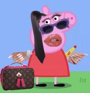 Create meme: daddy pig, peppa pig