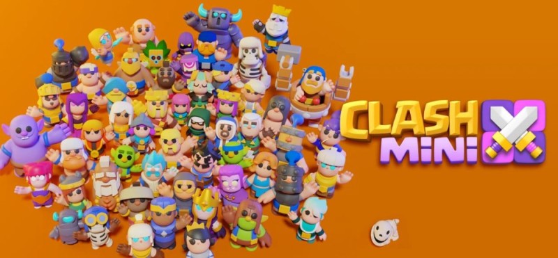 Создать мем: clash mini обложка, клеш мини монк, клеш мини