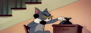 Create meme: Tom and Jerry Tom calling by phone, gifs Tom and Jerry hi, Tom and Jerry avatars