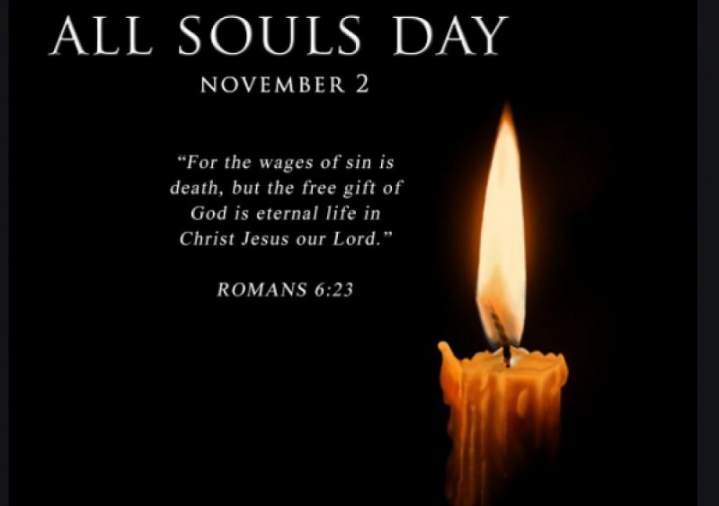 Create meme: all souls day, all souls day pictures, English text