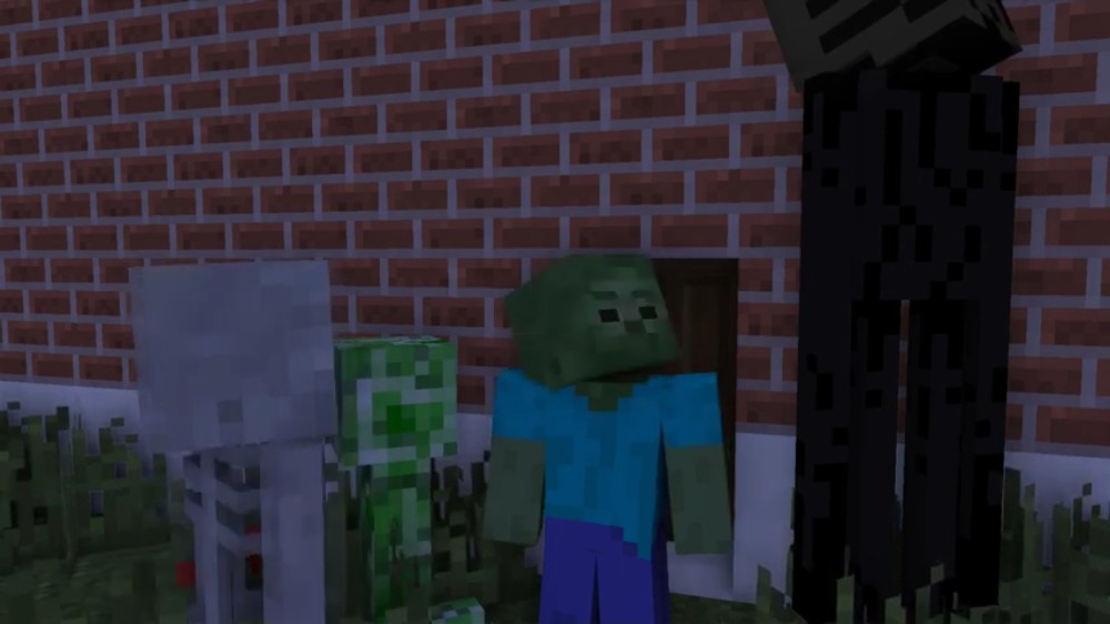 minecraft zombie meme