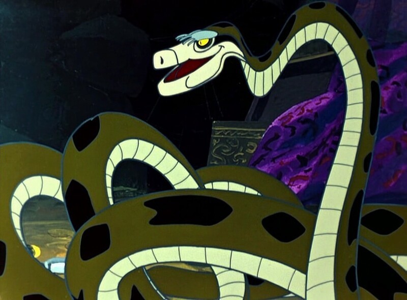 Create meme: the Python Kaa from Mowgli, the snake Kaa from Mowgli, banderlogs mowgli cartoon