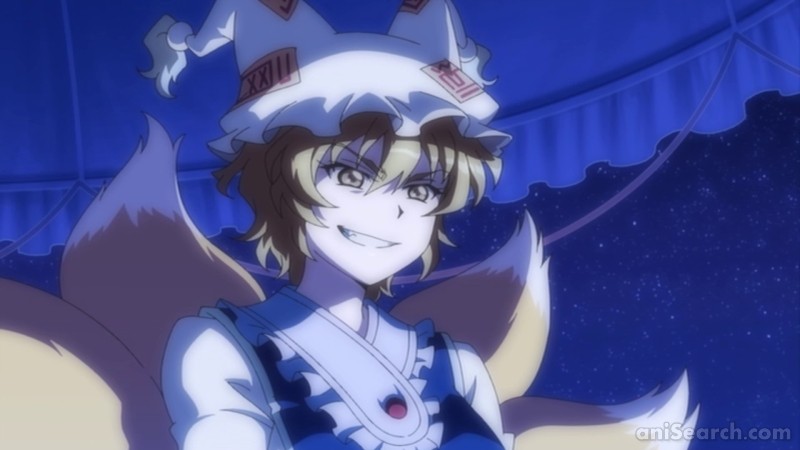 Create meme: touhou ran yakumo