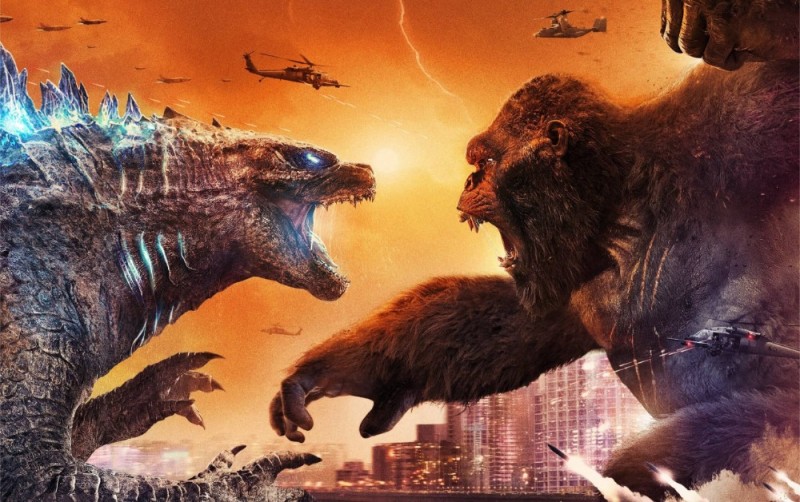 Create meme: Godzilla vs king Kong, Godzilla vs. Kong, Kong vs godzilla