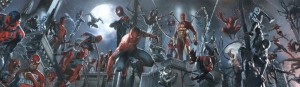 Create meme: spider-man marvel, otto spider verse comics, Spiderman from different universes