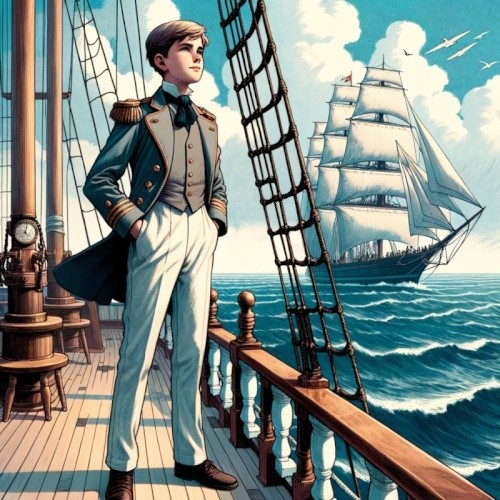 Create meme: Fifteen-year-old captain Jules Verne, Benedict is a fifteen-year-old captain