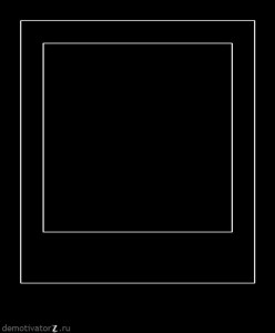 Create meme: black frame for meme, Malevich's black square, the square of Malevich