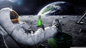 Create meme: space flight, man on the moon, space tourism