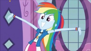 Создать мем: rainbow rocks, rainbow dash, my little pony equestria girls
