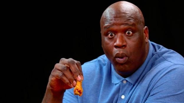 Create meme: shaq attack, Shaquille O'Neal FTX, a surprised meme