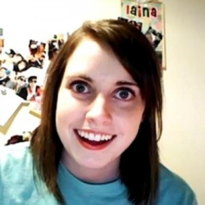 Создать мем: laina morris, meme, overly attached girlfriend