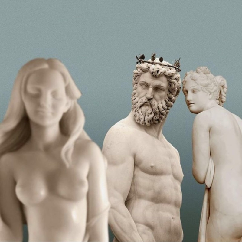 Create meme: greek gods of sculpture, the sculpture of the Greek, the sculpture of ancient Greece 