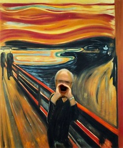 Create meme: Munch, el grito, the picture Creek