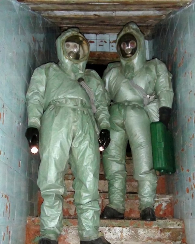 Create meme: anti-protein 5, a hazmat suit army, a hazmat suit