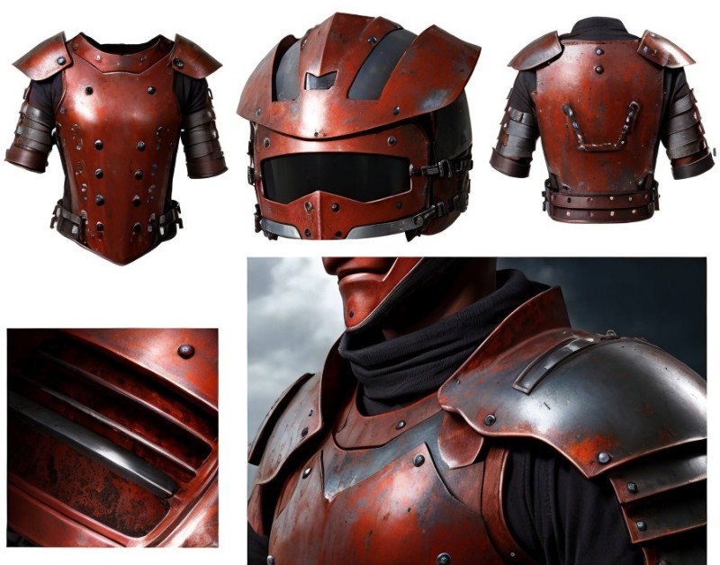 Create meme: armor, riveted leather armor, leather armor