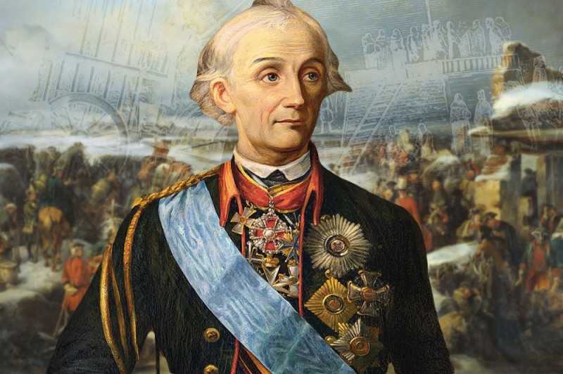 Create meme: great generals of russia, Commander Suvorov, Suvorov 