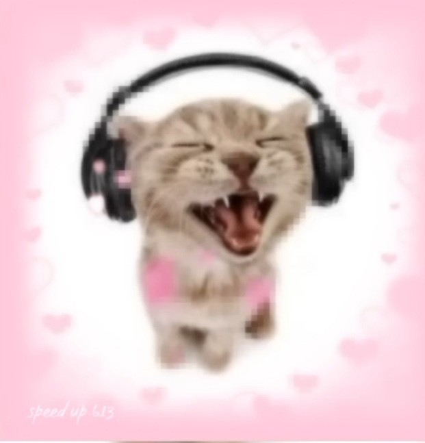 Create meme: cat in headphones meme, cat with headphones, kitten with headphones