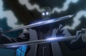 Create meme: Hellsing ultimate, hellsing anime, father Alexander Anderson