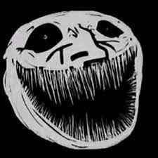 Create meme: scary trollface, trollface phonk, evil trollface