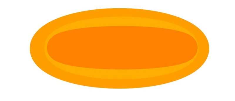 Create meme: orange oval, yellow oval, oval clipart