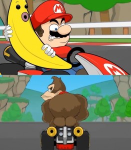 Создать мем: марио, Mario Kart 8, racist mario